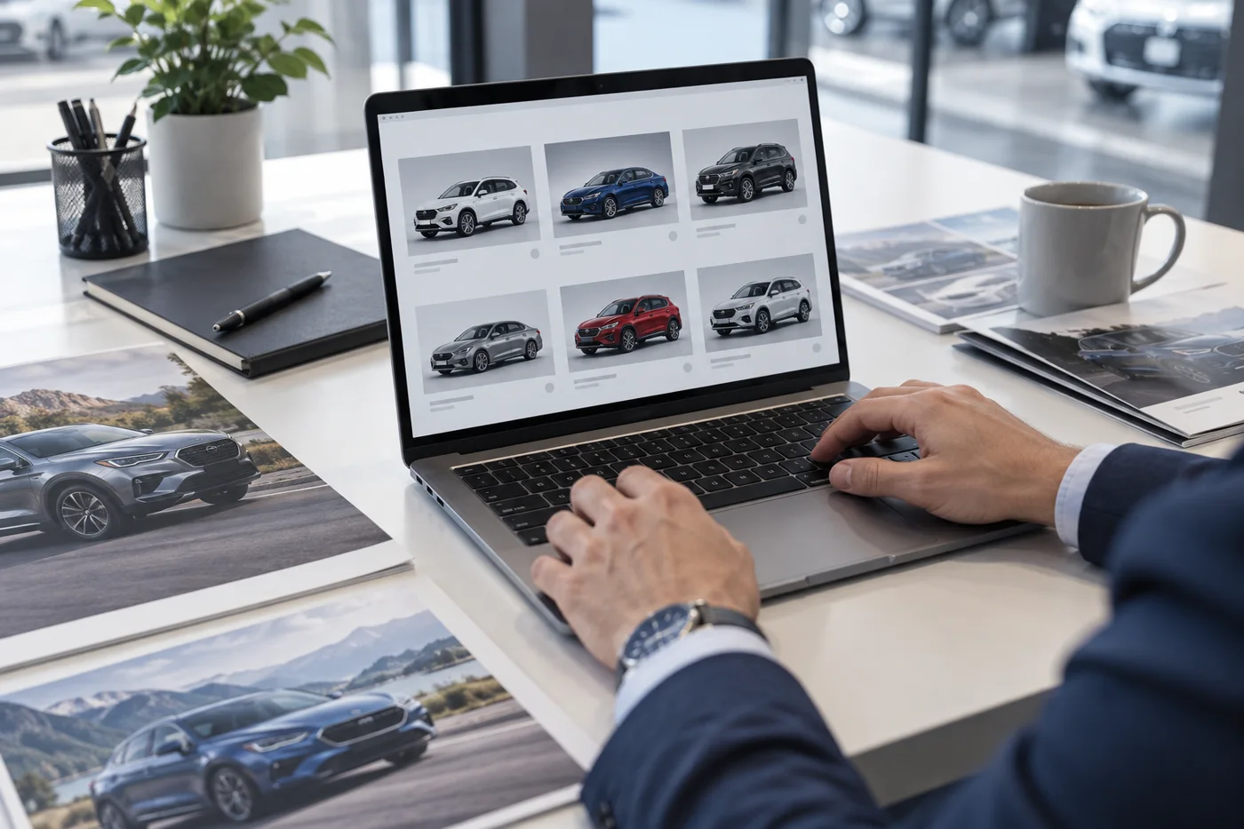 Gestão de um catálogo de automóveis num computador